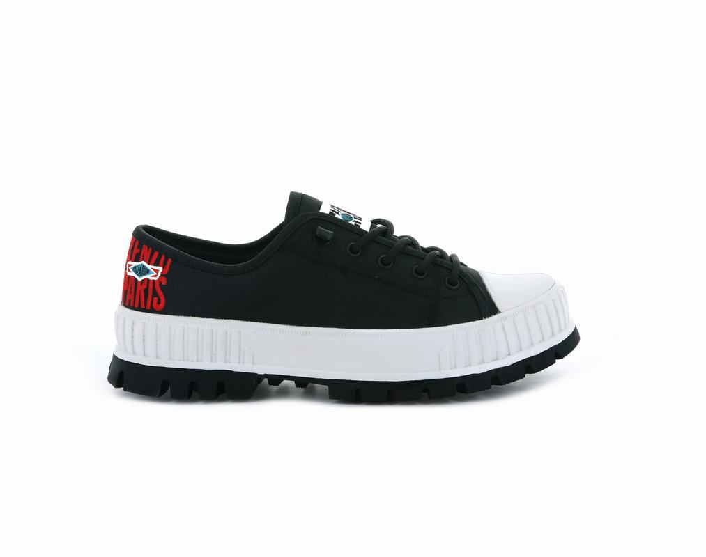 Palladium Pallashock Low By Kenzo Men's Low Top Sneakers Black (YDQO92134)